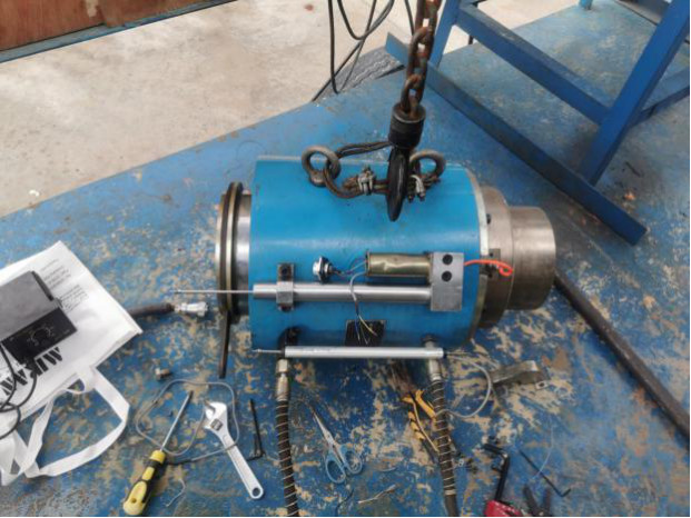 米朗電子尺用于預應力千斤頂